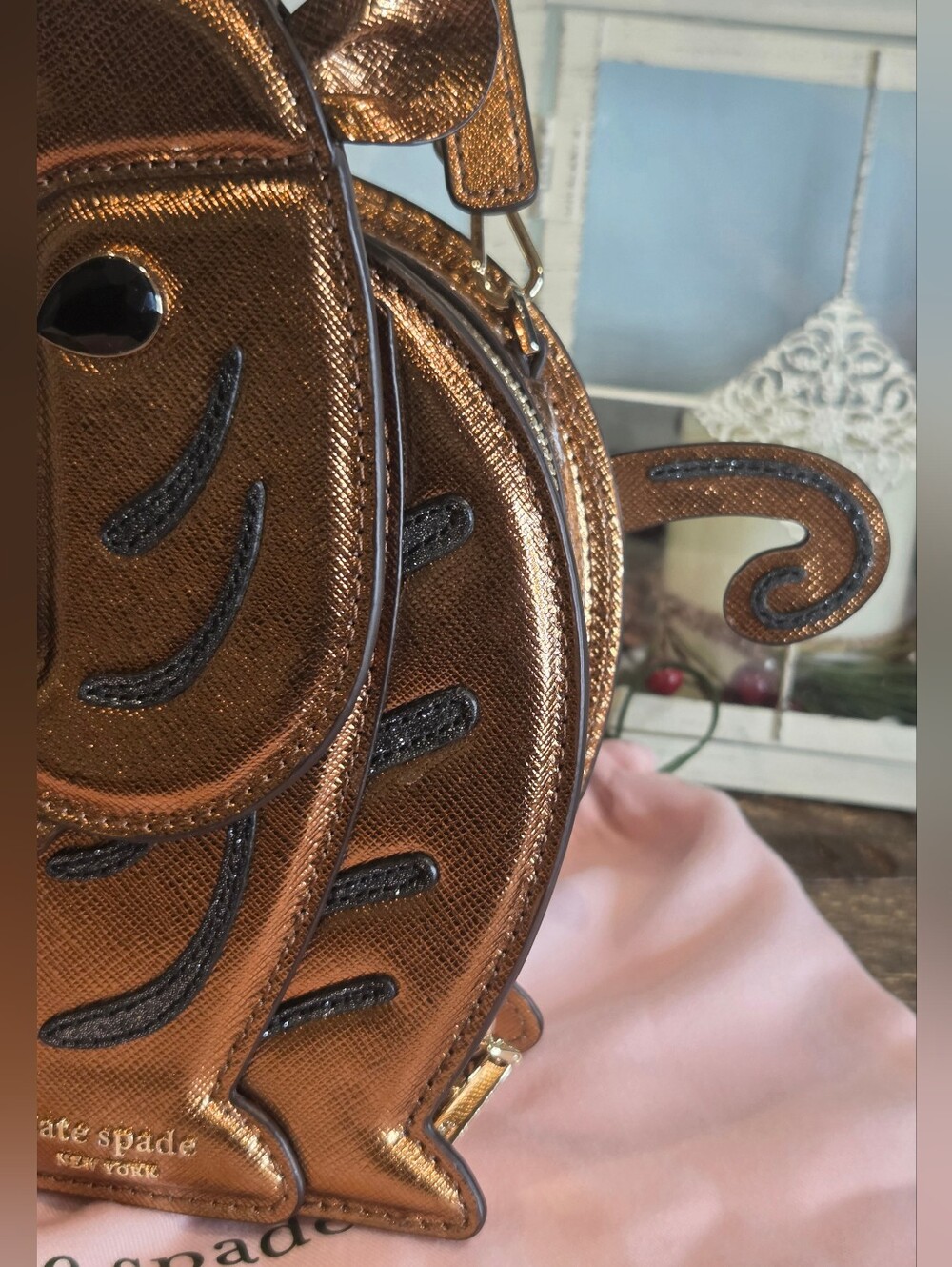 Kate Spade RARE Goldie 3D Tiger Crossbody Bag - LIKE NEW - Picture 5 of 16